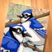 Image of Two Blue Jays / unframed original painting