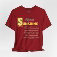 Image 5 of Sunshine Personality Tee — Magnetic Personality Expression Shirt