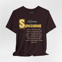 Image 1 of Sunshine Personality Tee — Magnetic Personality Expression Shirt