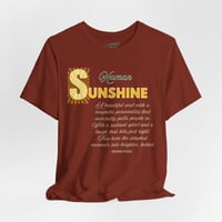 Image 9 of Sunshine Personality Tee — Magnetic Personality Expression Shirt