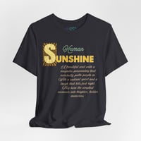 Image 7 of Sunshine Personality Tee — Magnetic Personality Expression Shirt