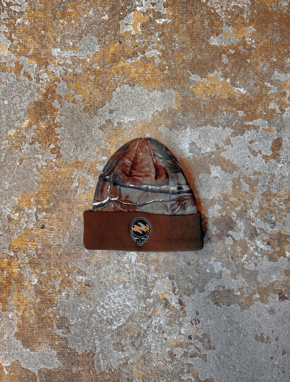 Image of Green Icon Camo Beanie