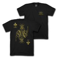 Image 1 of LRC X FT - KING HEAVYWEIGHT TEE - BLACK/GOLD