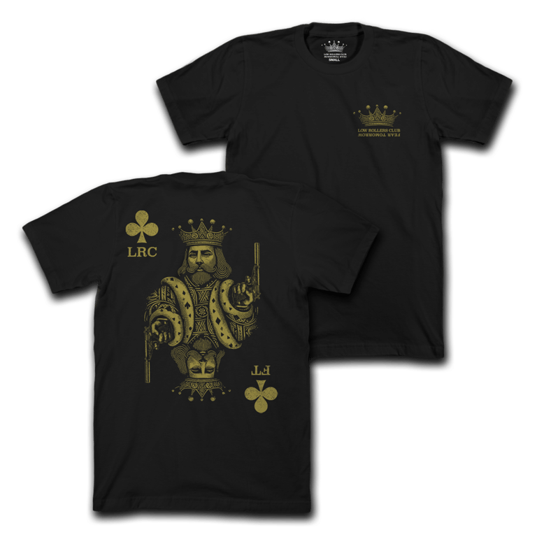 LRC X FT - KING HEAVYWEIGHT TEE - BLACK/GOLD