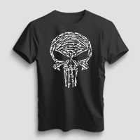 Image 1 of Punisher Style Logo- Tee Shirt