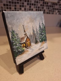 Image 2 of "Winter's Blessing" Miniature Painting