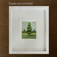 Image 2 of "Tiny Topiary I"  Original Gouache Painting