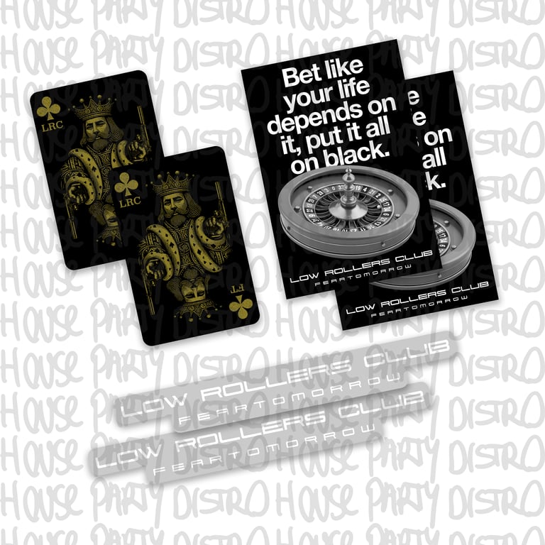  " LRC x FT  " -ROULETTE STICKER PACK (6PK)