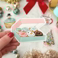 Image 1 of Christmas donuts sticker 