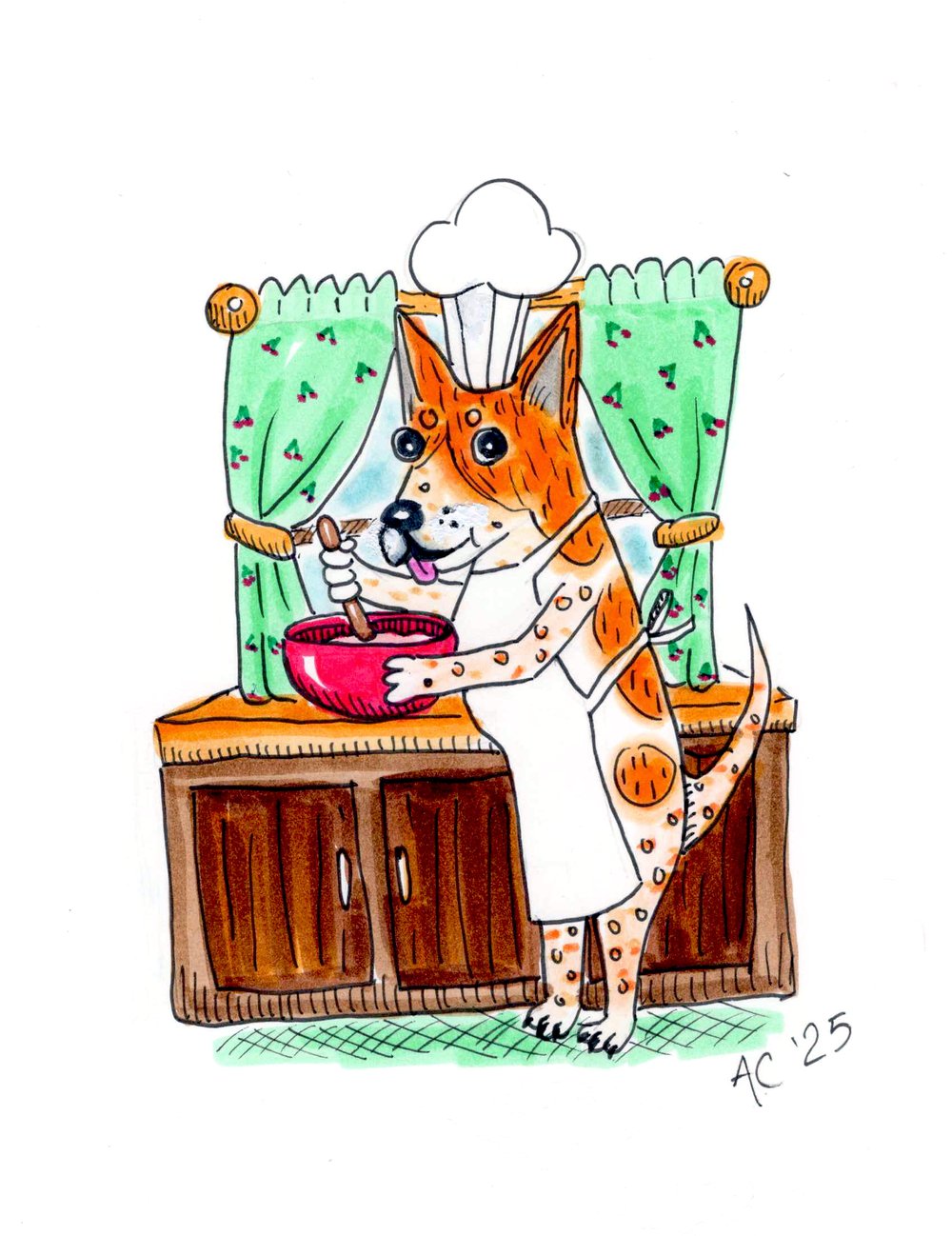 Image of Cattle Dog Cooking Original