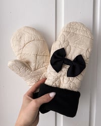 Image 4 of Upcycled Silk/Nylon Fleece Lined Mittens 