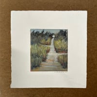 Image 1 of "Little Island Walk"  Original Gouache Painting