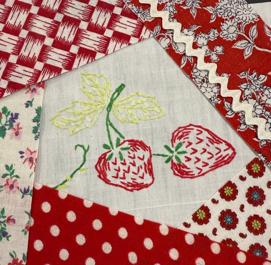 Image of STRAWBERRY Pincushion Kit (PLEASE limit one per person) 