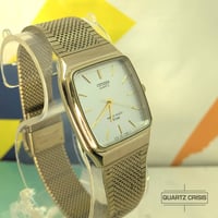 Image 4 of 1993 Citizen Quartz 'Tank' Gold Dress Watch (6031-G02646)