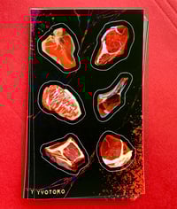 Image 1 of Meat sticker sheet - PREORDER