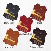 Image 11 of Sunshine Personality Tee — Magnetic Personality Expression Shirt