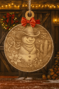 Image 2 of Handmade Wooden Christmas Ornament