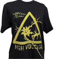 Image 2 of WHACKOPUNX "HIGH VOLTAGE" T-SHIRT