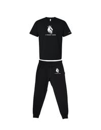 Image 1 of I Trust God Boxy Tee + Jogger Set