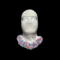 Rainbow Fur Ski Mask 