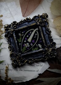 Image 4 of Piglet Bones and Floral Mini Wall Frame #2