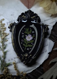 Image 5 of Piglet Rib Bones and Floral Mini Wall Frame #2