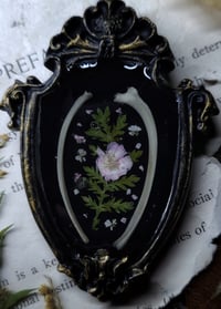 Image 3 of Piglet Rib Bones and Floral Mini Wall Frame #2