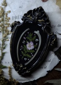 Image 2 of Piglet Rib Bones and Floral Mini Wall Frame #2