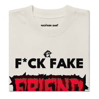 Image 3 of MENS Oversized FRIENDLY  faded tee