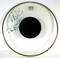 Image 2 of Virus Autographed Dope Drum Head 2013