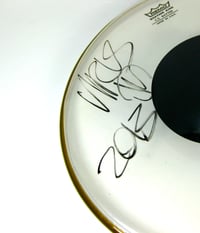Image 3 of Virus Autographed Dope Drum Head 2013