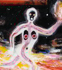 Image 3 of 'Birth of A Star' - Acrylic on Canvas Panel, 8x10 Framed