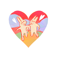 WITH U STICKER