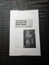Cruising Dykes in the Park zine