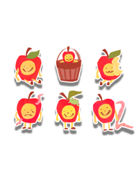 APPLE STICKER SET