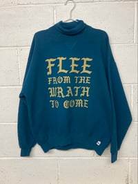 Image 1 of Flee From, teal XL (25"P2P, 27"S2H, 32"C2C)  