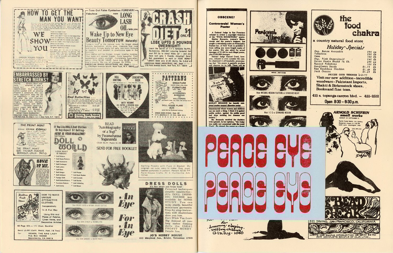 Image of Peace Eye zine