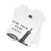 Image 3 of Stik Talk Club Tee — Vintage Phone & Rifle Graphic T-Shirt