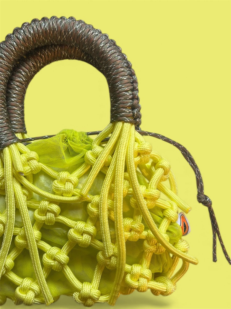 Image of Sunshine Bag- Yellow x Army green