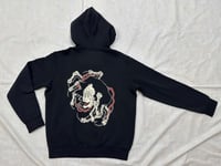 Image 2 of 'Jorogumo spider woman' Black Zip hoodie - Bone Trail Apparel