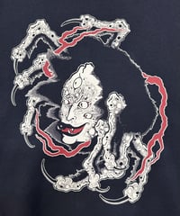 Image 4 of 'Jorogumo spider woman' Black Zip hoodie - Bone Trail Apparel