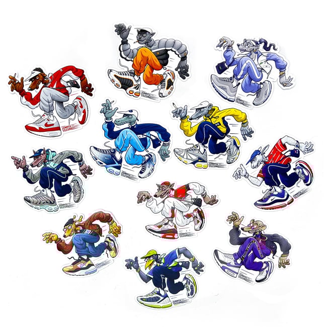 Runners Sticker Pack