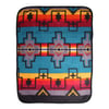 AZTEC FLEECE LAP BLANKET - TURQUOISE