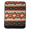 AZTEC FLEECE LAP BLANKET - BROWN