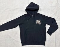 Image 1 of 'Jorogumo spider woman' Black Zip hoodie - Bone Trail Apparel