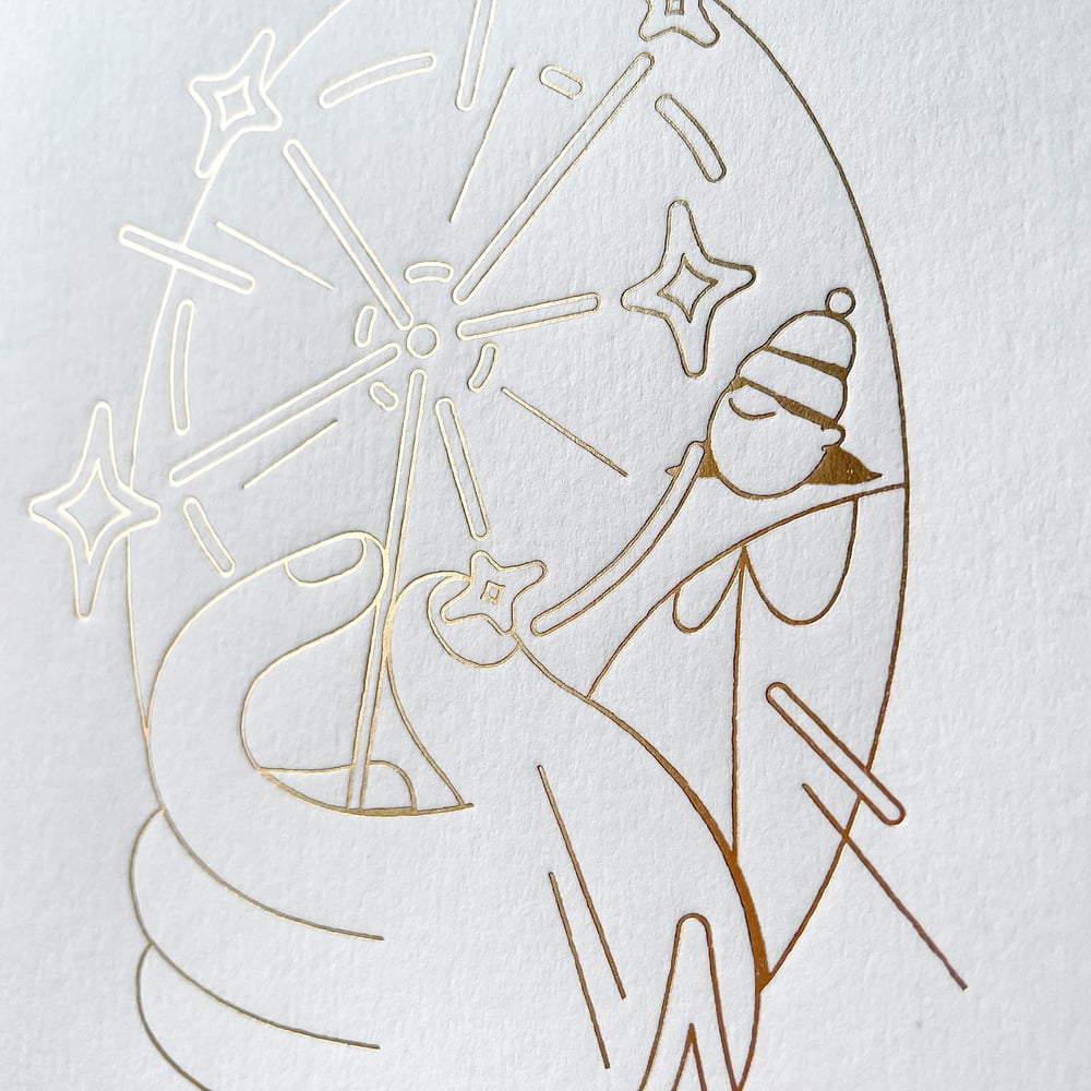 Image of Sparkle – Letterpress card