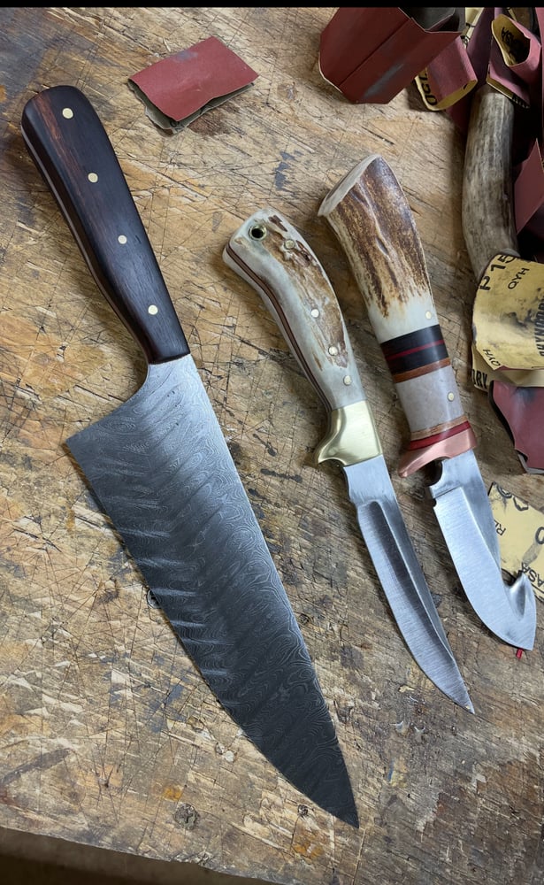 Image of 8” Alabama Damascus Chef 