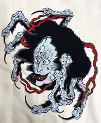 Image 3 of 'Jorogumo spider woman' off-white crewneck - Bone Trail Apparel