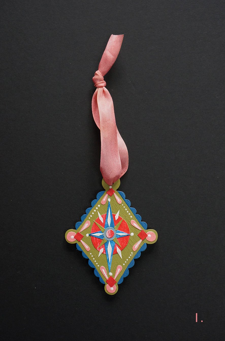 Image of 2025 - Collaged Tree Ornaments