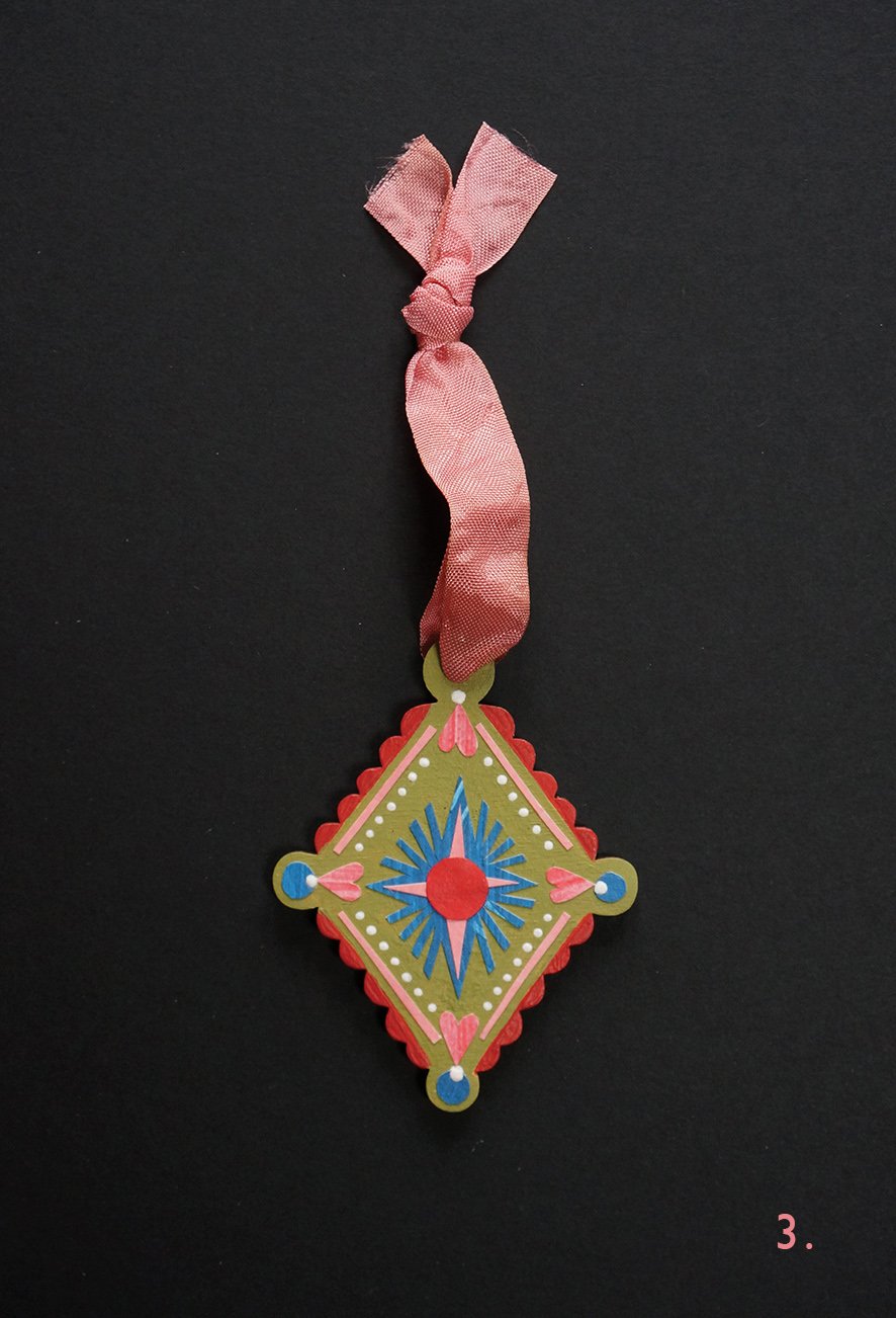 Image of 2025 - Collaged Tree Ornaments